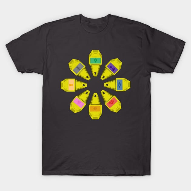 Flower's Crests T-Shirt by ManuLuce